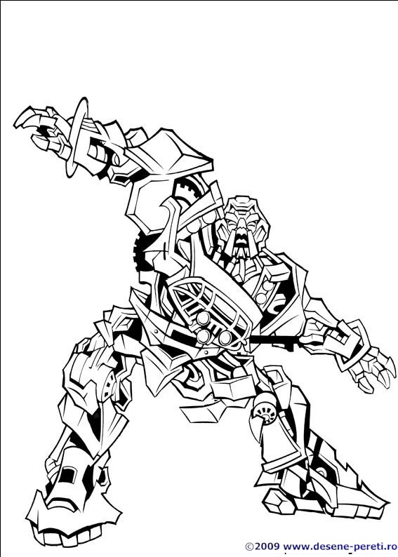 transformers desene colorat